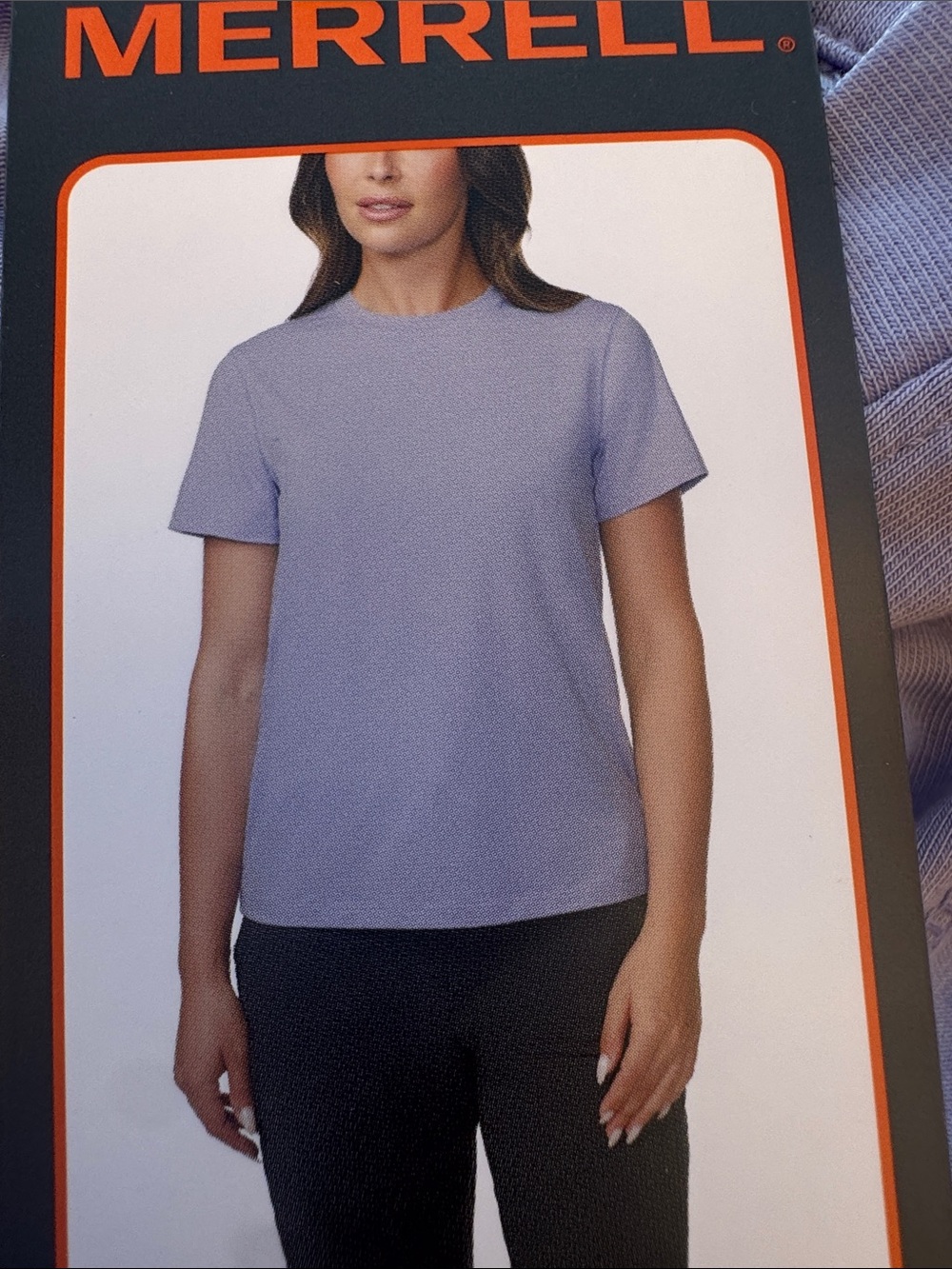 Merrell Lavender Crewneck Short Sleeve Tee